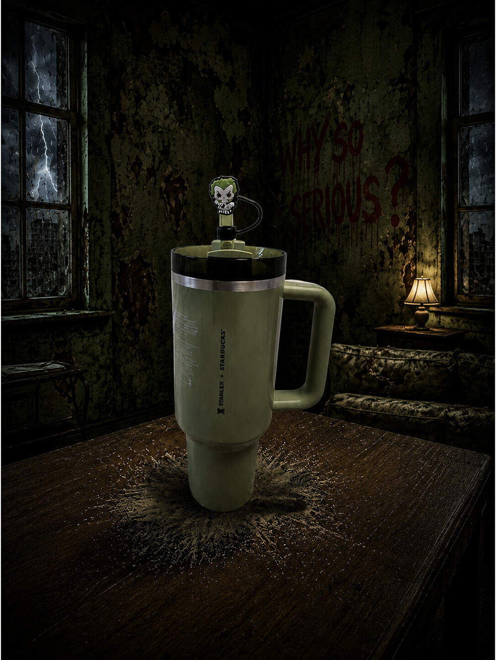 🎃STARBUCKS STANLEY OLIVE PEARL TUMBLER 40OZ WITH TOPPER BRAND NEW READY TO SHIP